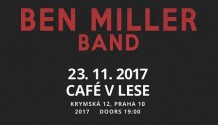 V Café V lese to v listopadu rozjedou Ben Mille Band!
