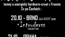 Temný francouzský hardcore 2x v Čechách !