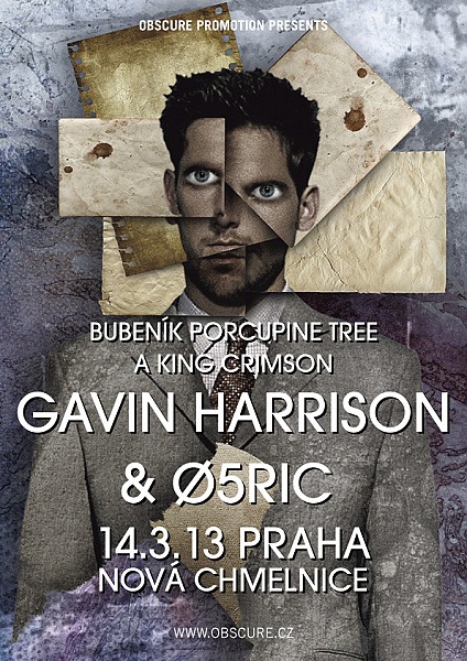 Fenomenální bubeník King Crimson GAVIN HARRISON vystoupí 14.3. v Praze!