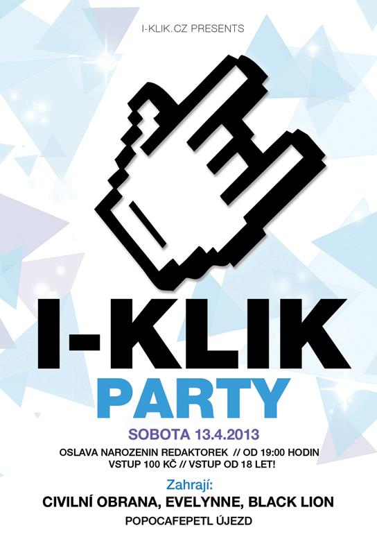 I-klik párty tentokrát v Praze!