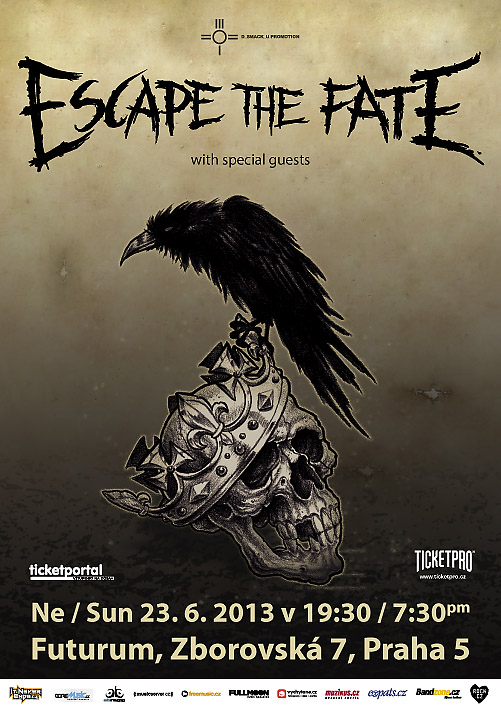 Escape the Fate představí své nové album také v Praze!