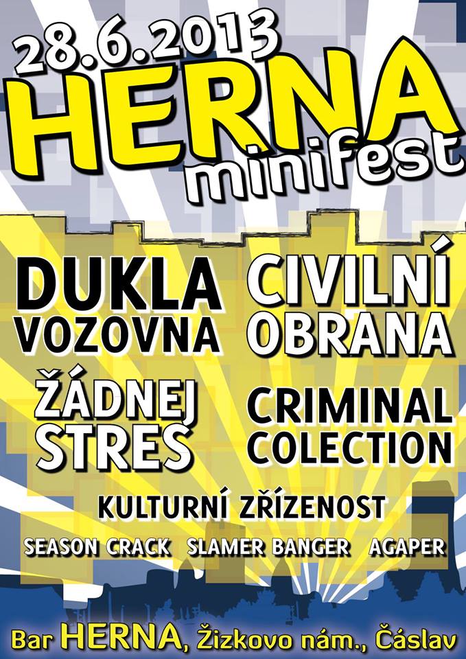 HERNA MINIFEST 2013 v Čáslavi už příští týden!