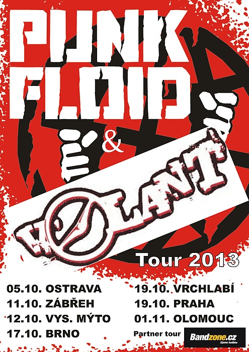 Punk Floid se po roční pauze vrací na koncertní pódia a vyráží na podzimní tour společně s kapelou Volant.
