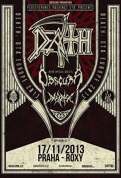 Koncert legendárních DEATH přesunut kvůli velkému zájmu do Roxy!