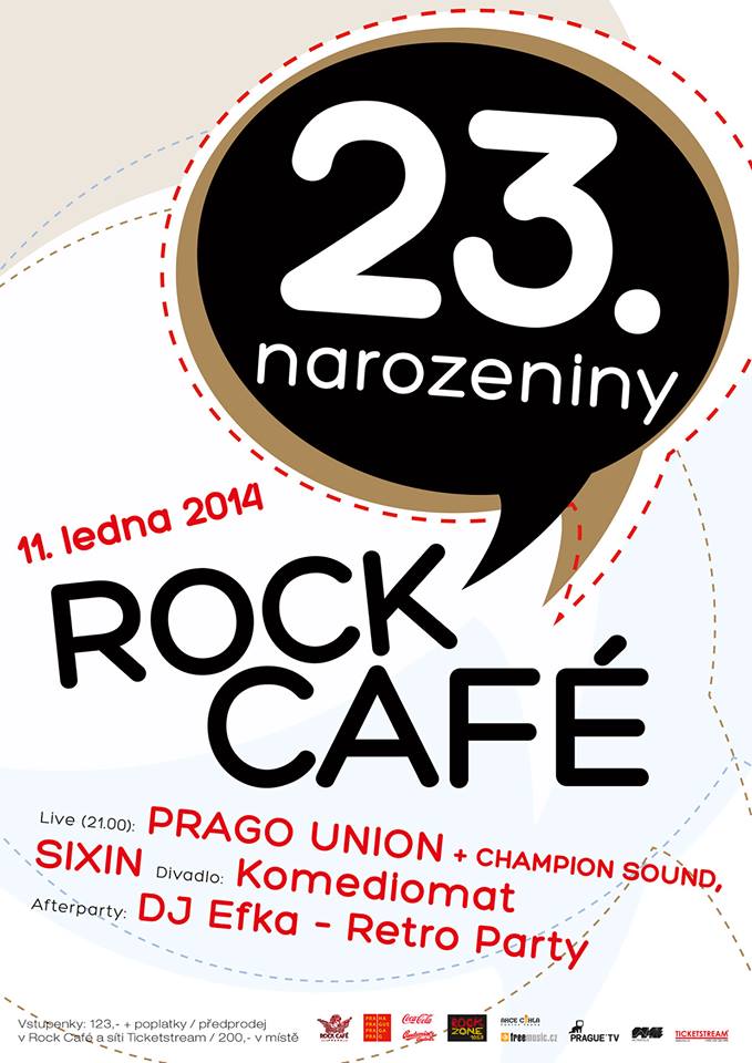 Legendární klub Rock café oslaví už 23. narozeniny!