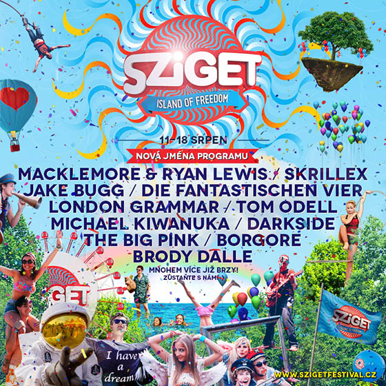 Festival Sziget: nová jména v programu 2014