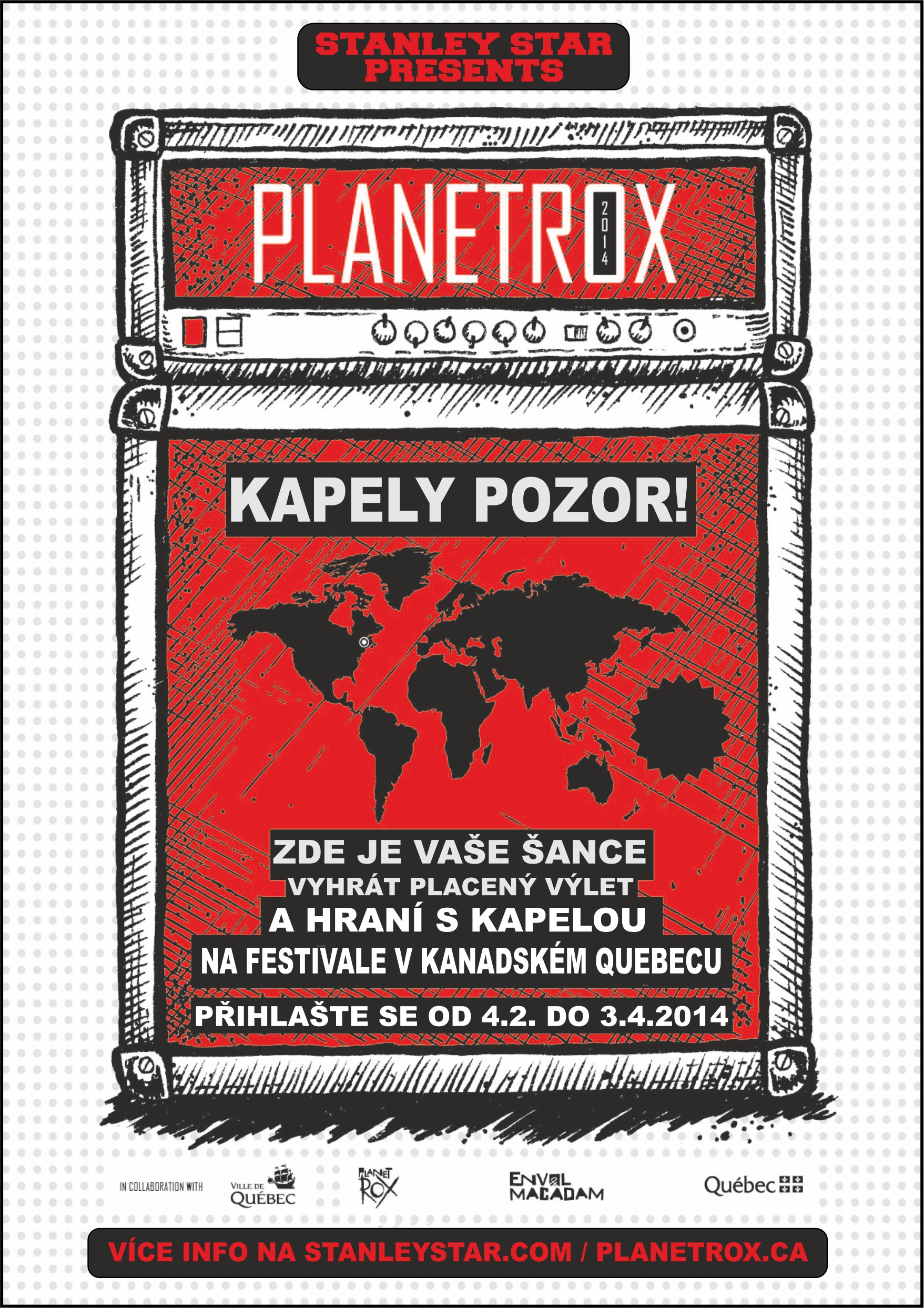 PLANETROX 2014 – zahrajte si na festivalu v Kanadě!