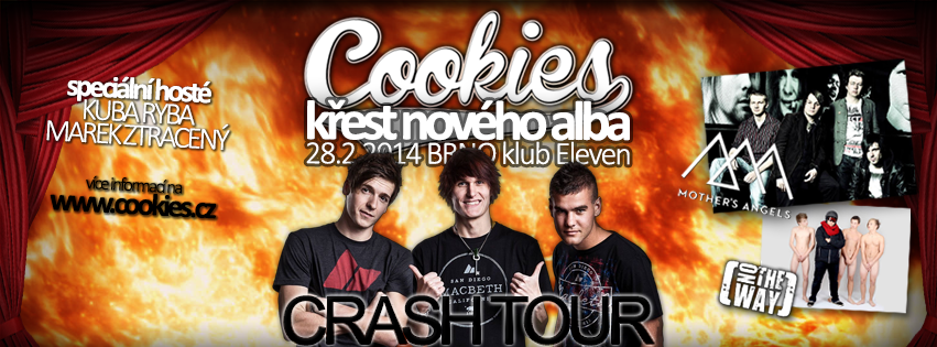 Kapela Cookies startuje TOUR a křtí v Brně se speciálními hosty své debutové album!