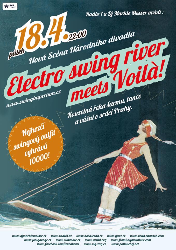 Na Nové scéně Národního divadla se chystá nevšední tančírna – Electro swing river meets Voila!