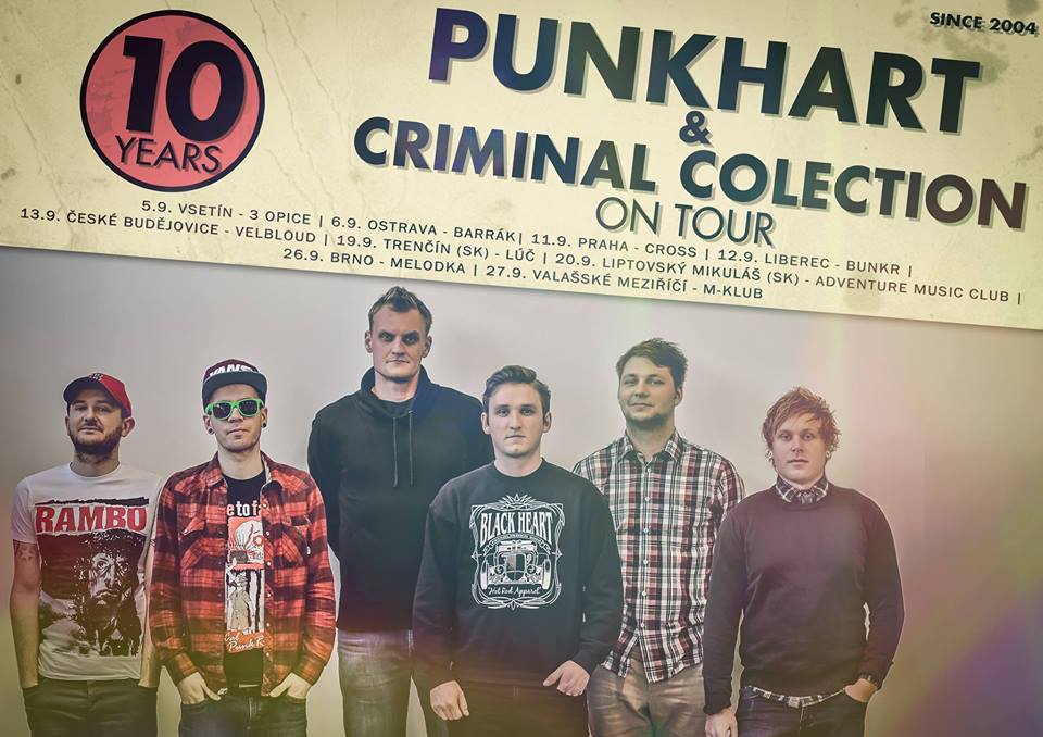 Punkhart s Criminal Colection vyjedou v září na společné tour!