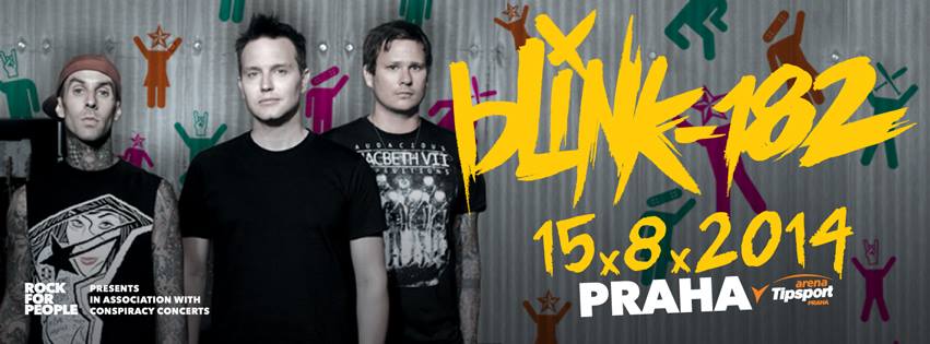 Potvrzeno! Blink-182 vystoupí poprvé v Praze!