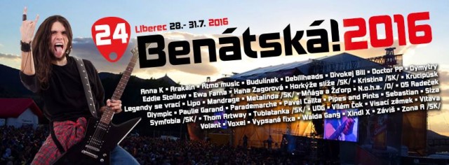 BENÁTSKÁ! 2016 JE SOUČÁST ČISTÝCH FESTIVALŮ S REC.STAGE