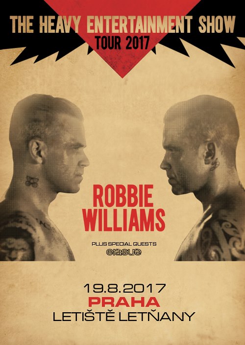 Robbie Williams přijede do Prahy!