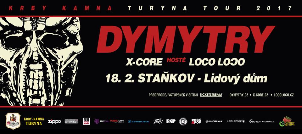 DYMYTRY – „KRBY KAMNA TURYNA TOUR 2017“  ve Staňkově