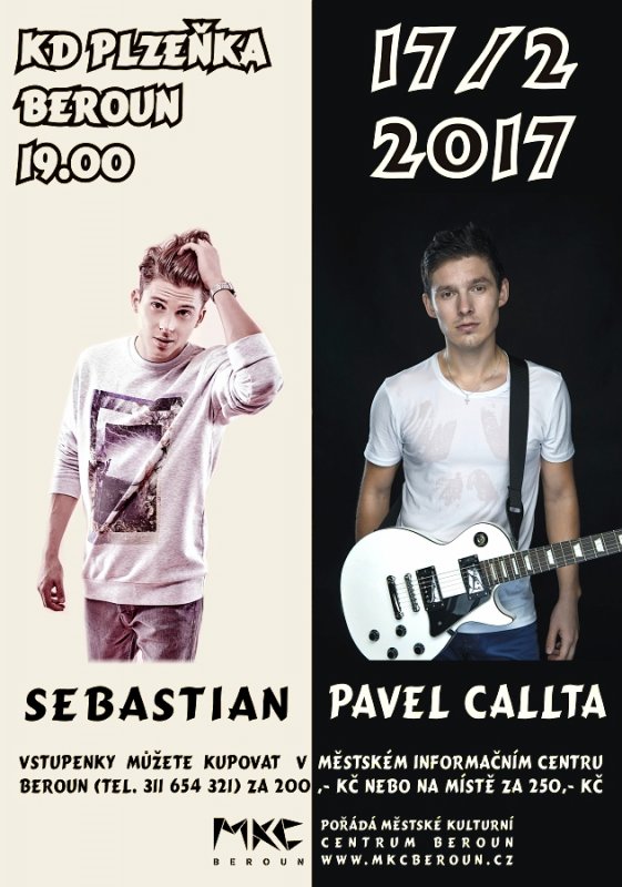 Společný koncert Sebastiana a Pavla Callty v KD Plzeňka