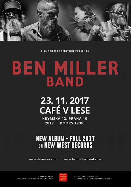 V Café V lese to v listopadu rozjedou Ben Mille Band!