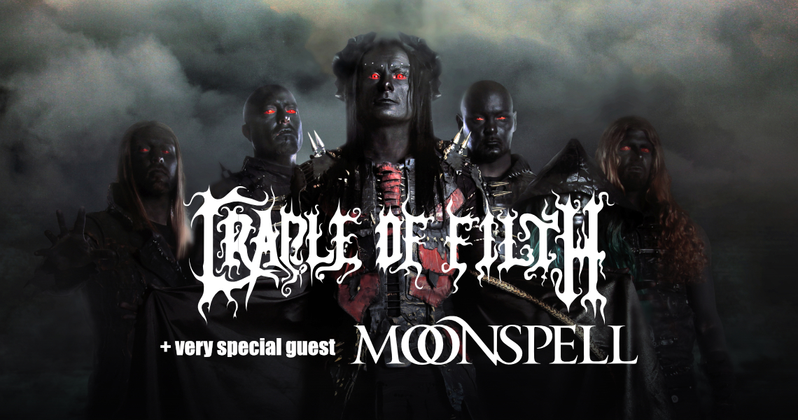 CRADLE OF FILTH vyráží na turné se zastávkou v Praze a Ostravě!