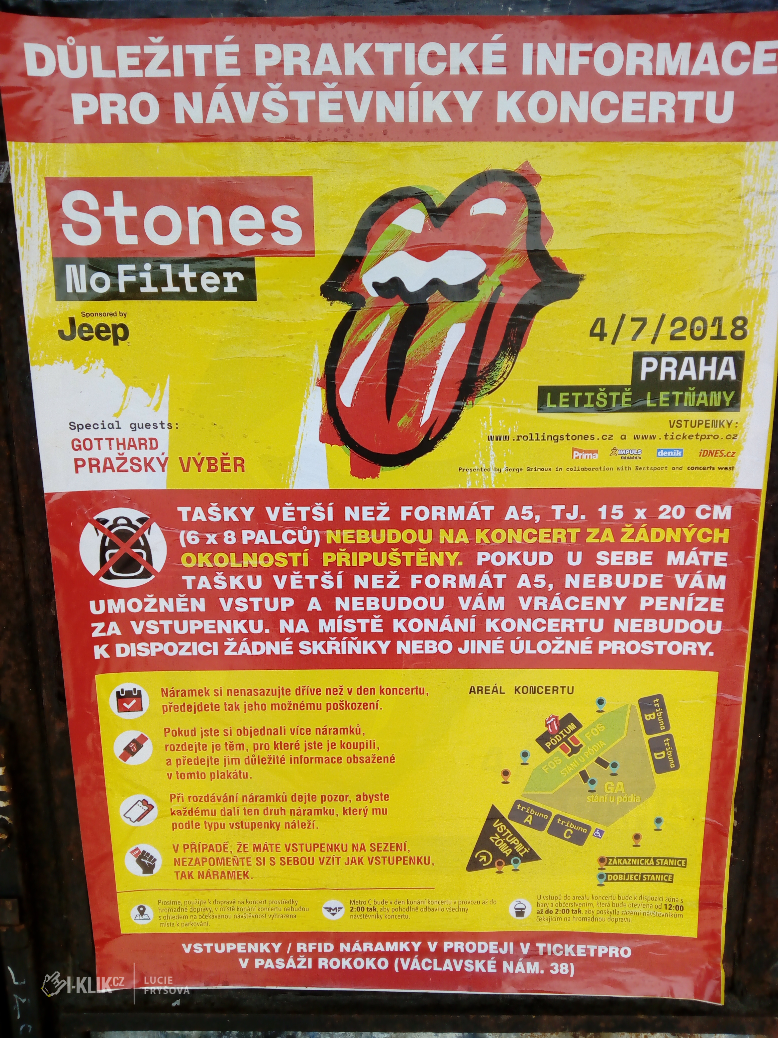 Jdete na koncert Rolling Stones? Máme pro Vás pár praktických rad!