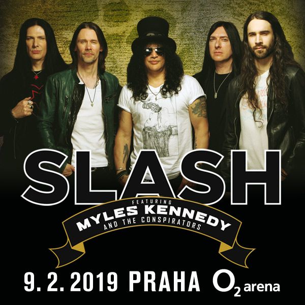 SLASH přijíždí do Prahy s MYLES KENNEDY a CONSPIRATORS!