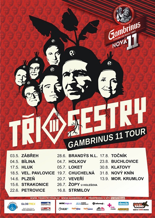 TŘI SESTRY GAMBRINUS 11 TOUR 2019
