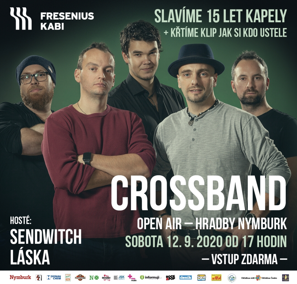 Kapela Crossband oslaví patnáct let, kde jinde než na domácí scéně