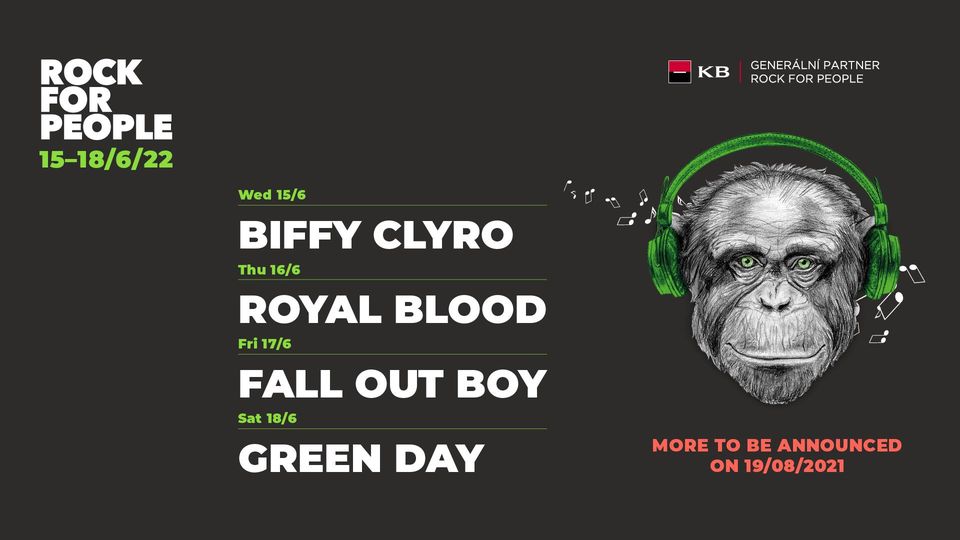 Rock for People 2022 bude čtyřdenní, potěší fanoušky Royal Blood a Biffy Clyro