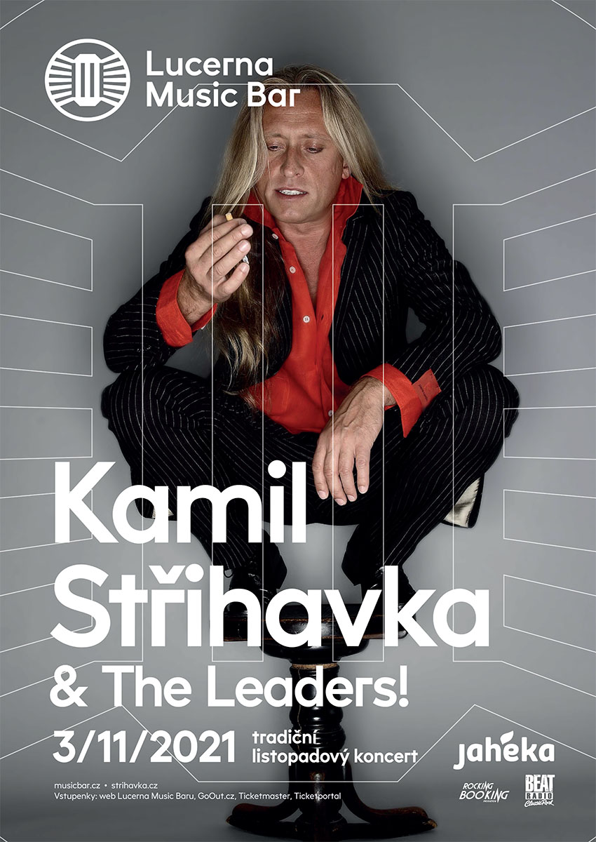 Kamil Střihavka a The Leaders! tentokrát odehrají svůj podzimní koncert  v Lucerna Music baru
