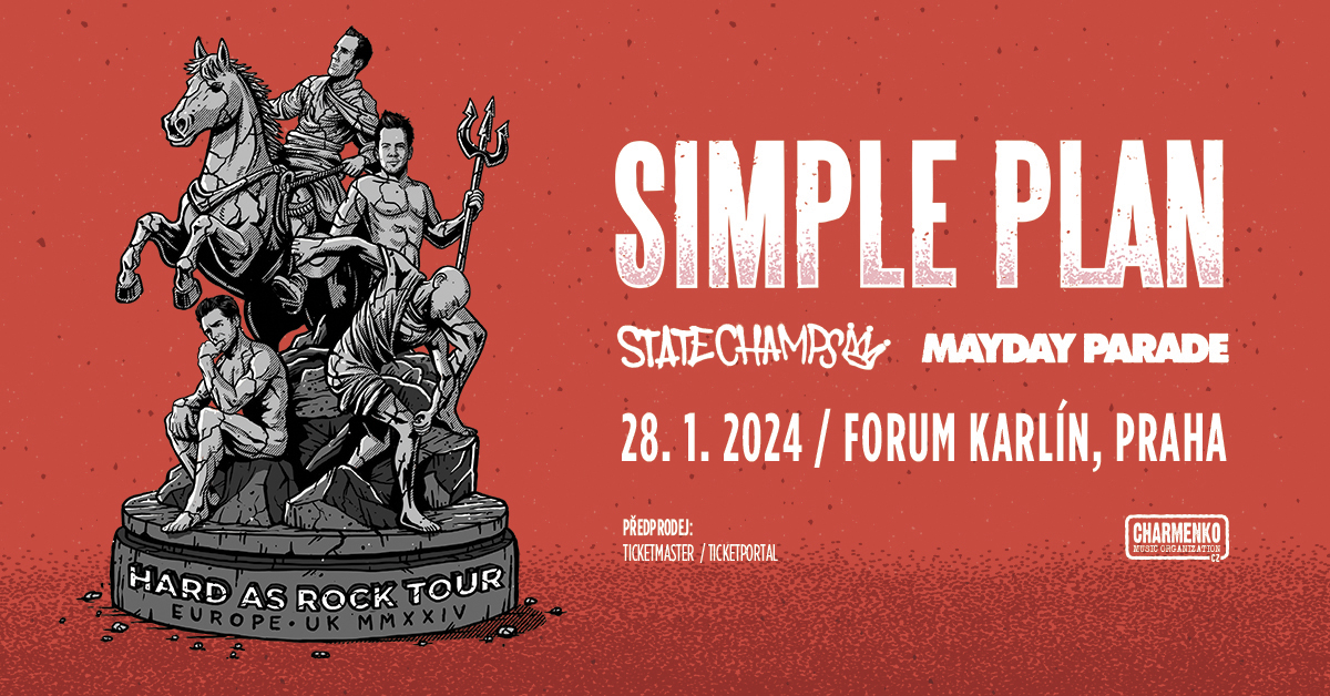 Simple Plan se po více než roce vrátí do Prahy!