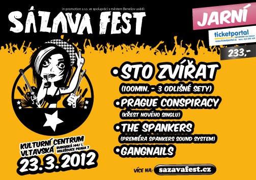 Co nabídne letošní Jarní Sázavafest?