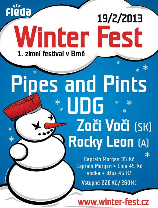 V Brně se odehraje první zimní festival – Winter fest 2013!