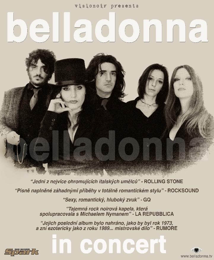 Belladonna in concert – podzimní turné 2012!