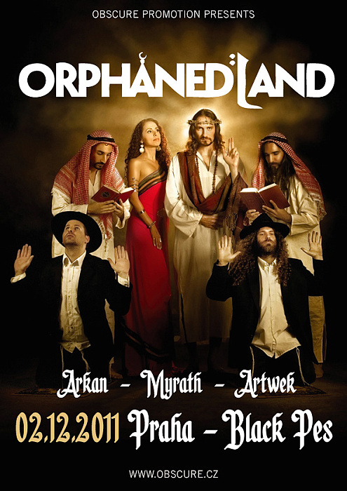 Izraelci ORPHANED LAND 2. prosince v Praze!