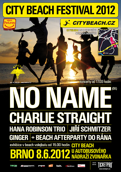 No Name zahrají na novém brněnském festivalu CITY BEACH FESTIVAL 2012!