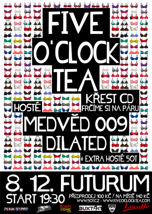 Five O’clock Tea pokřtí po dvou letech nové album!