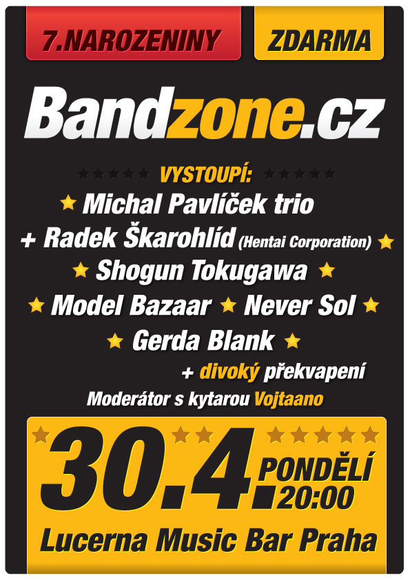 Bandzone.cz slaví své 7. narozeniny!