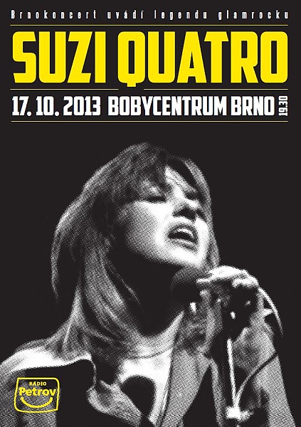 Legendární zpěvačka a baskytaristka Suzi Quatro vystoupí na jediném koncertě na Moravě!