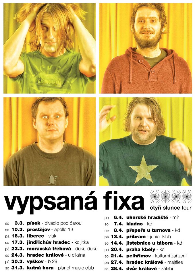 Vypsaná fiXa a Čtyři slunce tour!