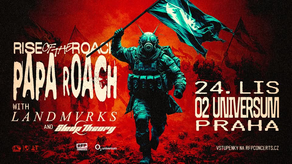Papa Roach po triumfu na Rock for People míří do O2 universa!